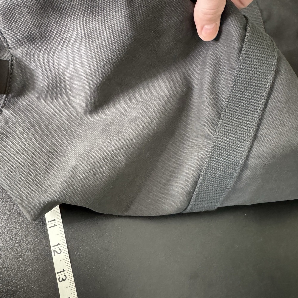Lands End Blake Shelton Canvas Leather Large Travel Duffle Bag Gray Heavy Rigger - Picture 14 of 14